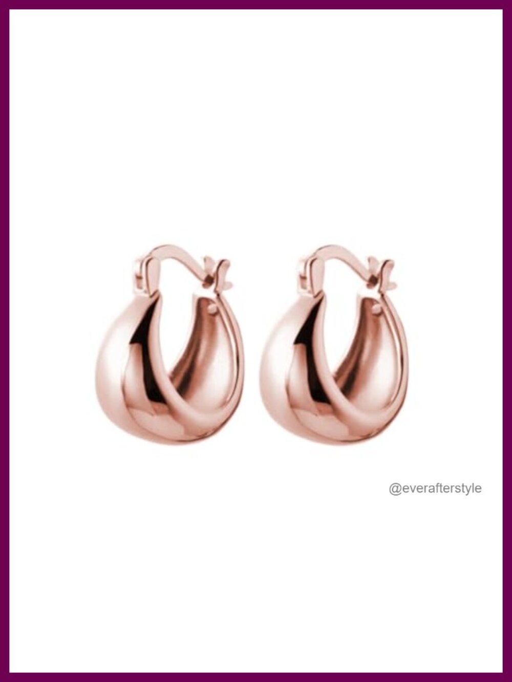 Waterdrop Hoop Earrings Sterling Silver Teardrop Half Hoop for Women